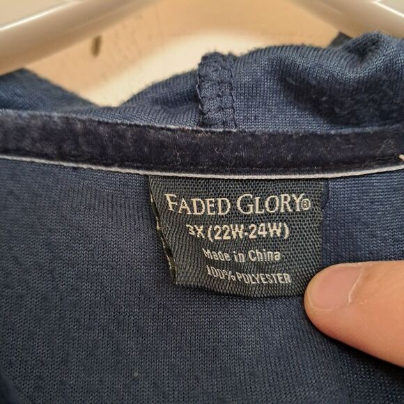 Vintage Y2K Jacket Velvet Plus Size Navy Blue Comfy Track Velour Loungewear - Picture 3 of 9